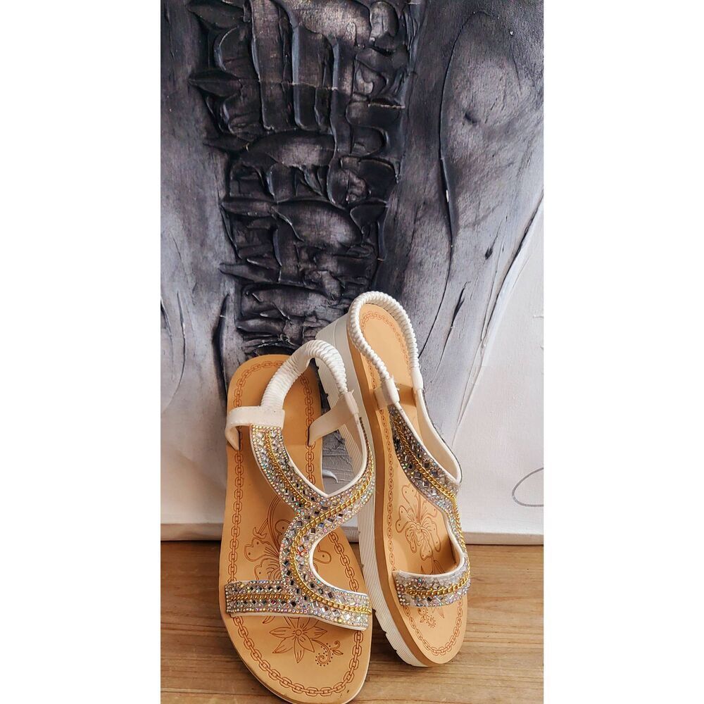 Rhinestone sandals